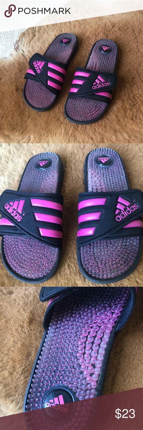 adidas adissage damen pink|Velcro .